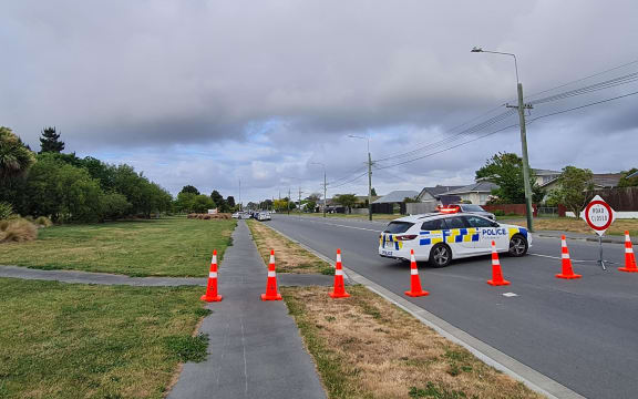 Police closed part of Pages Road, Christchurch, as they responded to what they described as a serious incident.