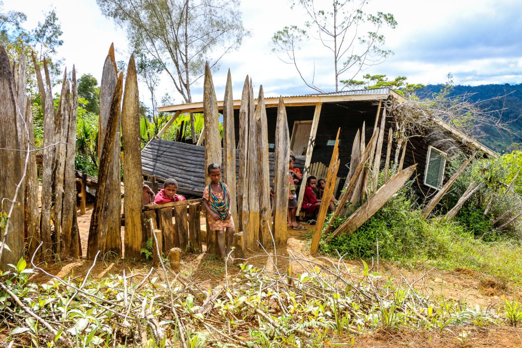 Yalanda's collapsed medical centre.