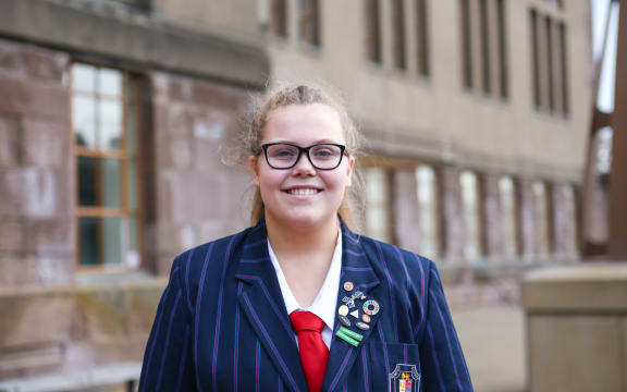 Maddison McQueen-Davies won the Young Leader award at last night's Women of Influence awards in Auckland