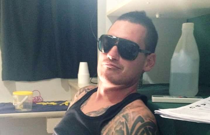 Anthony Miller in the Yongah Hill detention centre.