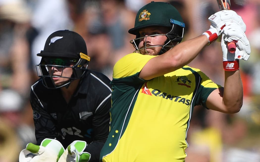 Australian captain Aaron Finch.