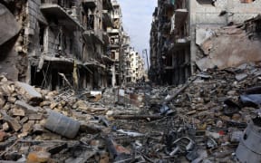 Food supplies are exhausted and there are no functioning hospitals in rebel-held districts of Aleppo after months of heavy bombardment.