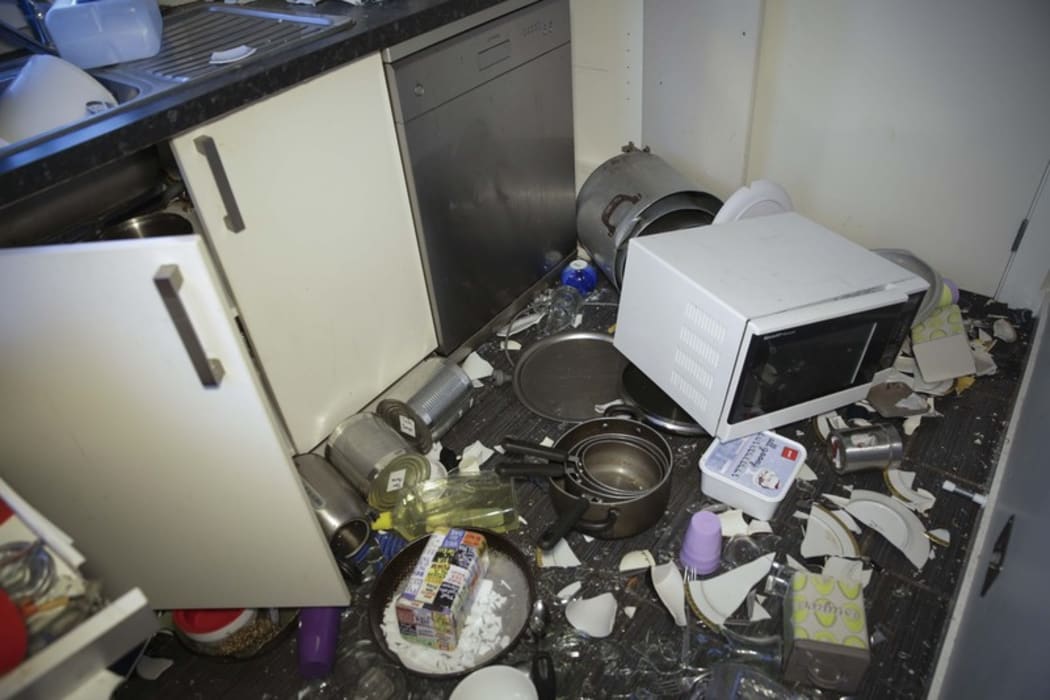 Kaikoura earthquake, Mark Solomon's house is beyond repair.