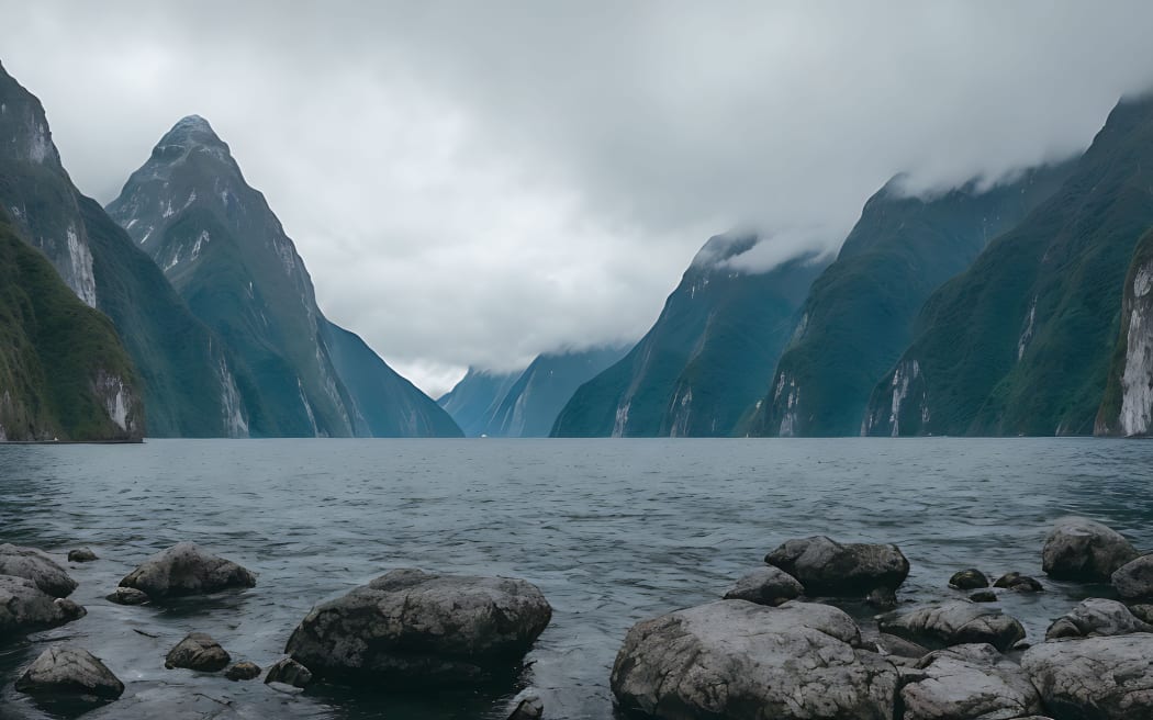 Milford Sound, Fiordland National Park, South Island, New Zealand