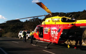 A Philips Search & Rescue Trust helicopter.
