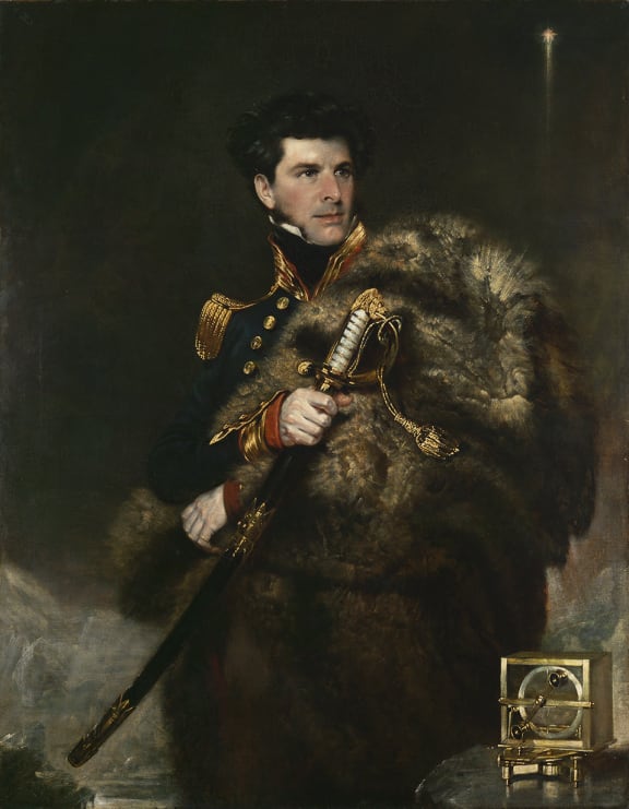 Portrait of James Clark Ross by John R Wildman.