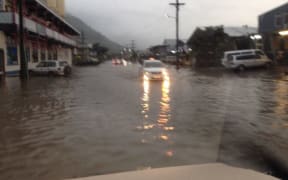 Parts of Apia have been flooded overnight as Samoa continues to experience heavy rain.