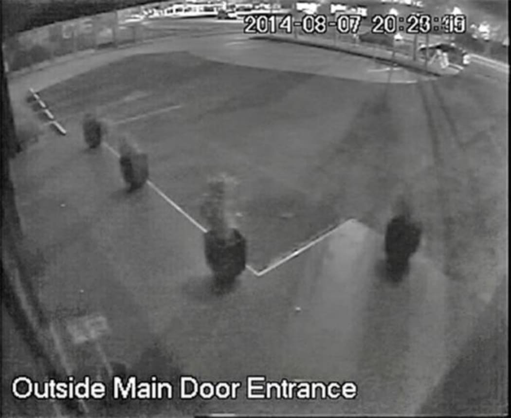 Police want more information about this car seen behind Davender Singh's vehicle on Norman Spencer Drive (top right).