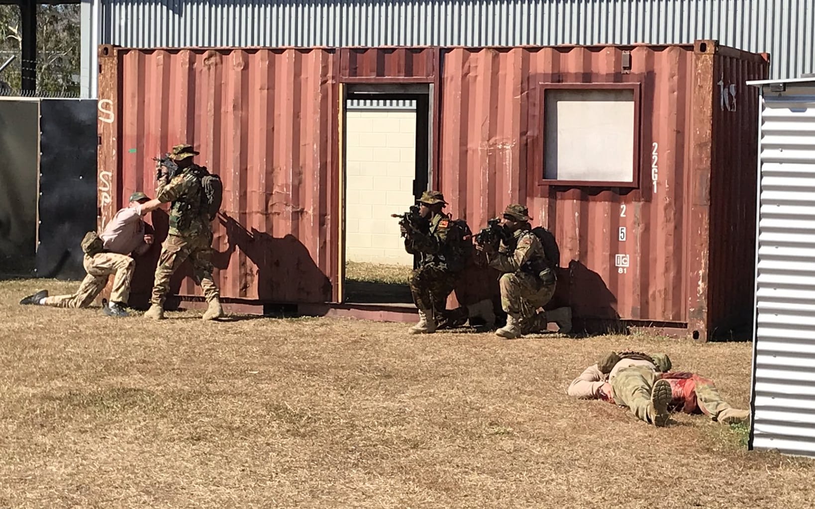 PNGDF personnel in Townsville for training in the lead-up to the International Military Skills Competition being hosted by the ADF. August 2019