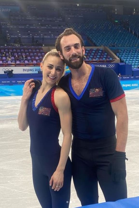 American figure skaters Ashley Cain-Gribble and Timothy LeDuc