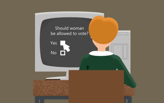 Online petition for women's suffrage