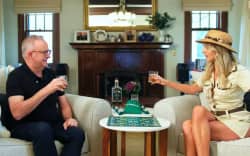 Anthony Albanese played a game of “shag, marry, date” with podcast host Nikki Osborne. (Supplied: YouTube)