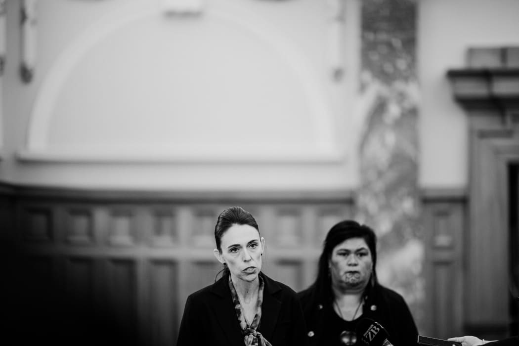Prime Minister Jacinda Ardern with Foreign Minister Nanaia Mahuta