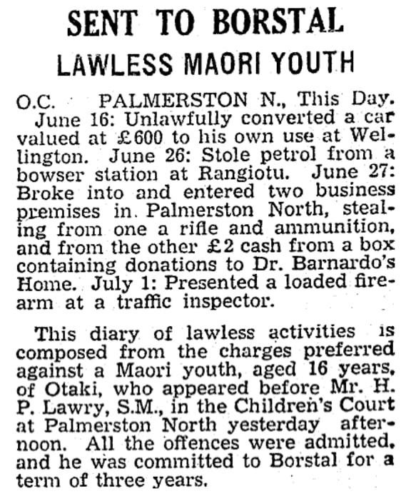From the Evening Post, 4 July 1945