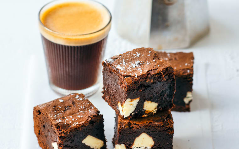 Chilli, Orange and White Chocolate Brownies