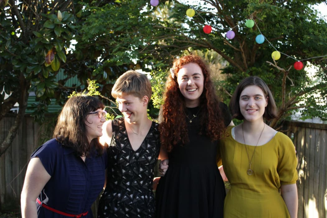 The Candle Wasters: Minnie Grace, Elsie Bollinger, Claris Jacobs, Sally Bollinger