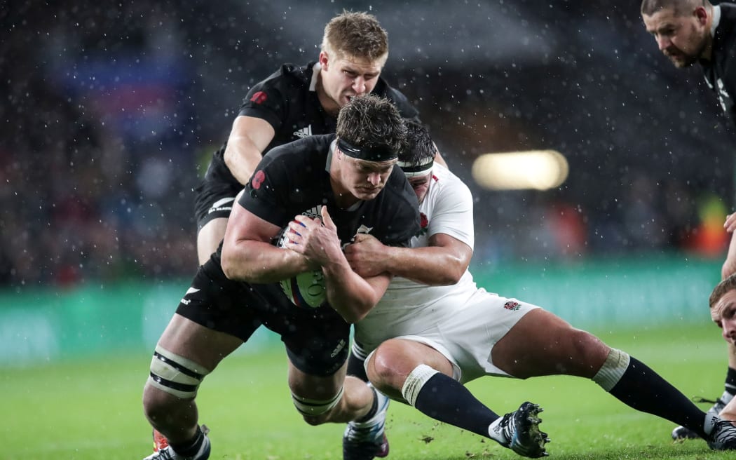 The All Blacks v England Test at Twickenham in 2018.