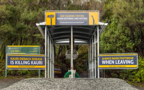 Cleaning Station for Kauri Dieback Disease