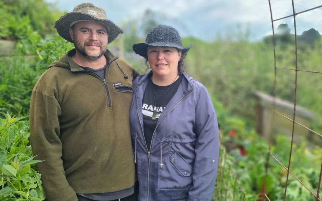 Aaron and Melissa Ferguson of Little Insect Farm.
