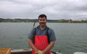 Jim Aitken from Mahurangi Oysters.