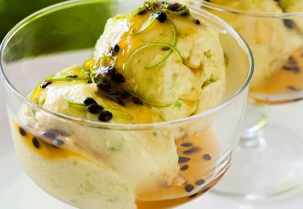 Avocado, Mango and Vanilla Gelato