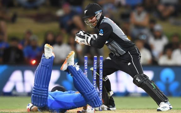 NZ wicketkeeper Tim Seifert.
