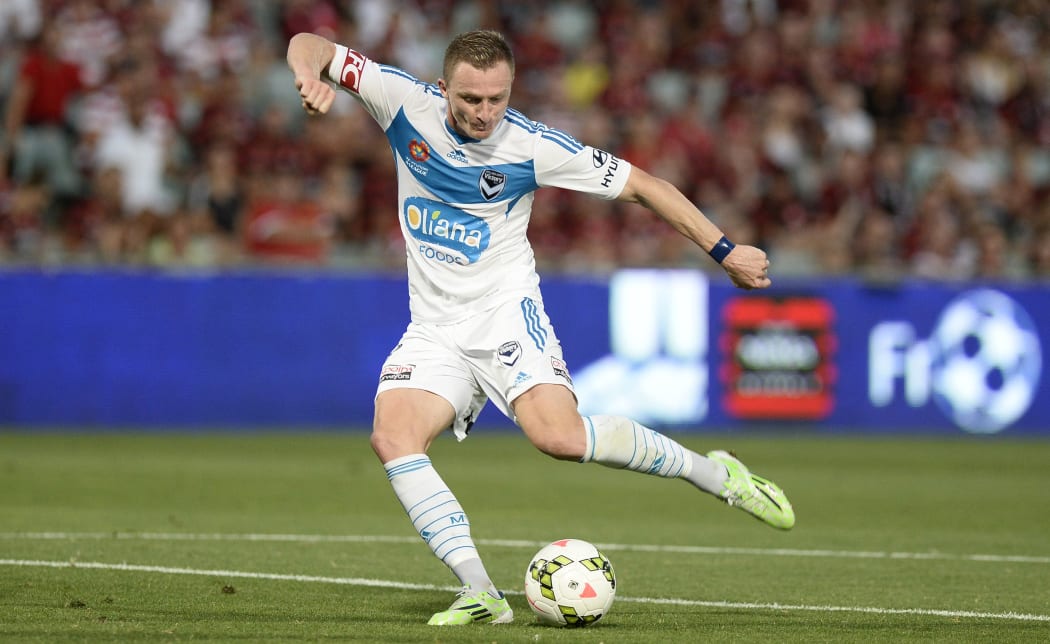 Melbourne Victory midfielder Besart Berisha.