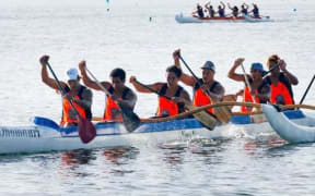 Waka Ama paddlers