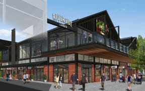 Artists' impressions of the Riverside Market complex.