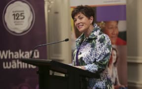 Dame Patsy Reddy at the 125th sufferage ceremony.