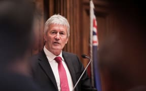 Agriculture Minister Damien O'Connor at the government's announcement on agricultural emission 24 October