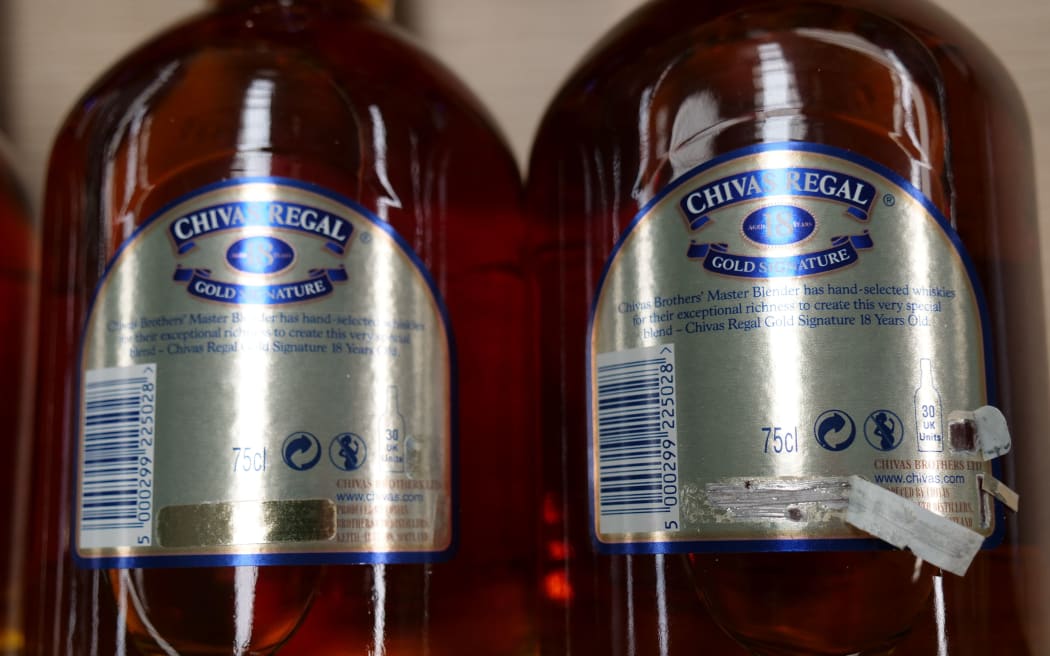 Two examples of the non-compliant liquor with lot codes missing. Credit: Ministry for Primary Industries.