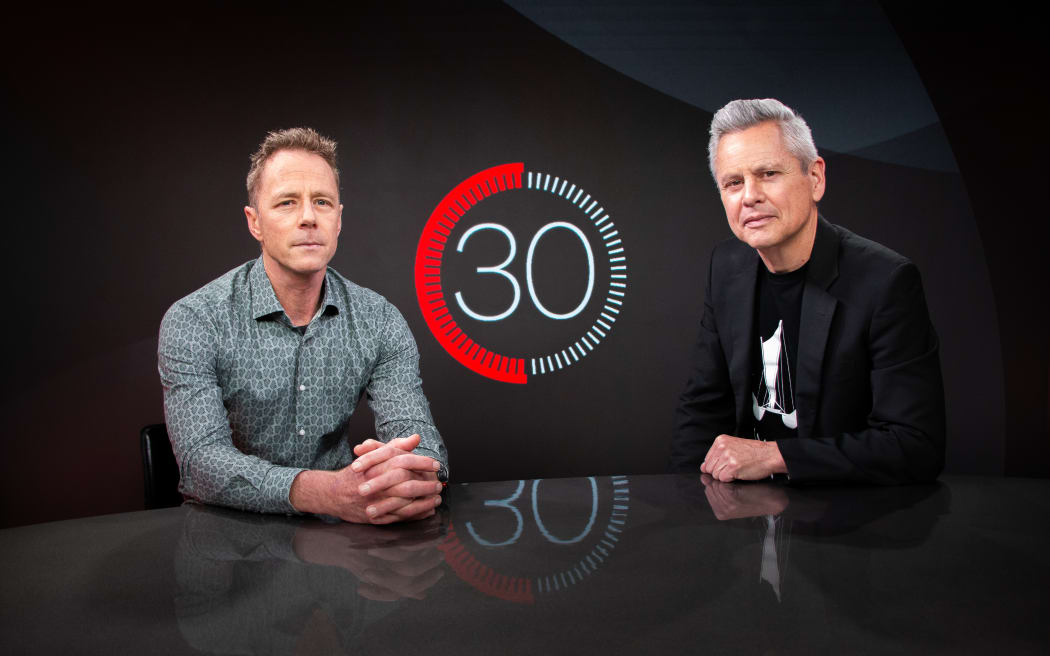 Psychiatrist Dr Sam McBride talks to Guyon Espiner in studio for 30.