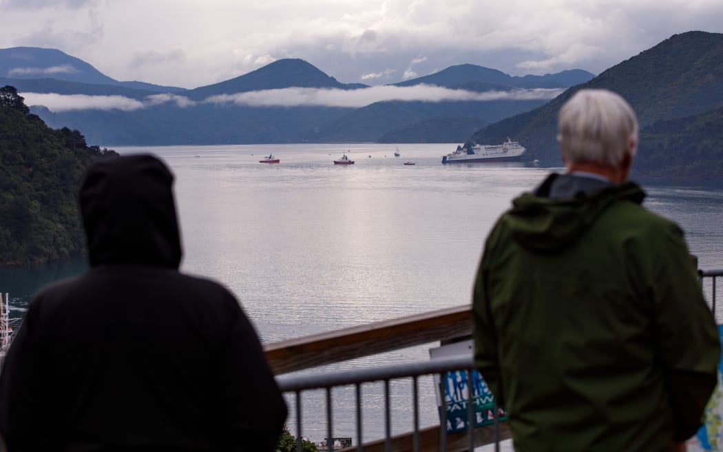 The view of the Marlborough Sounds from Picton