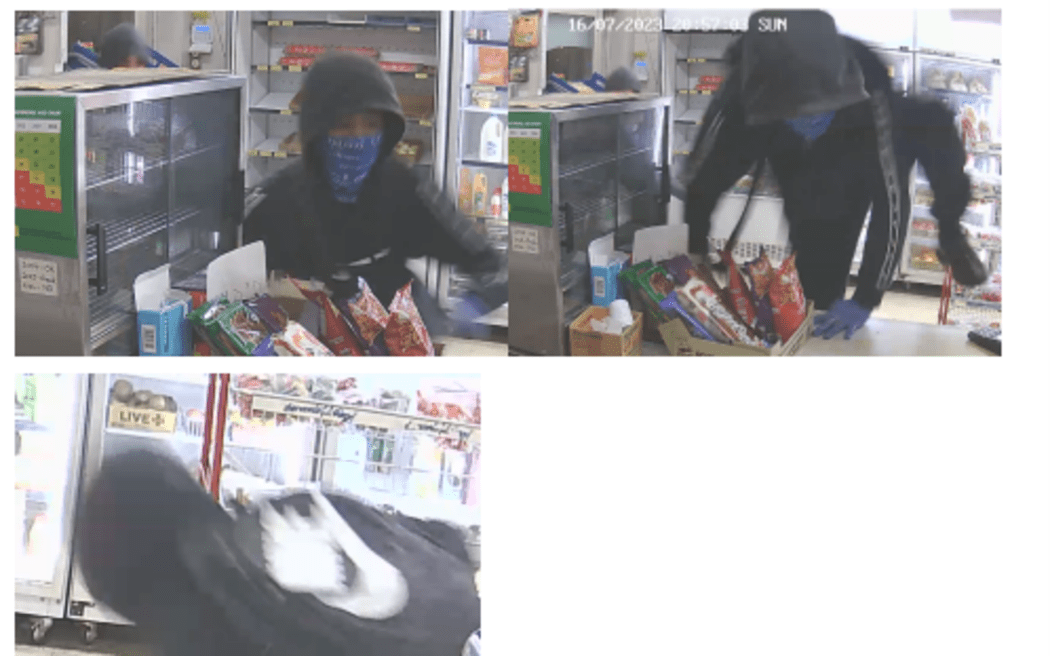 Police want to speak to this person after a robbery at a dairy on 16 July, 2023.