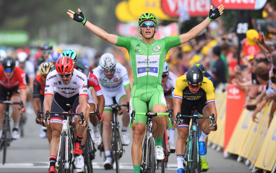 Marcel Kittel claims another stage win on the Tour de France.