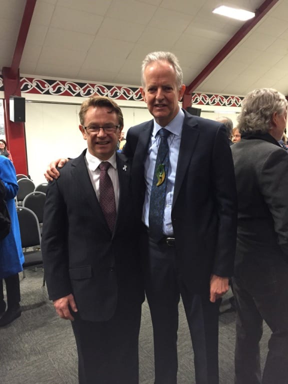Andrew Becroft, right, took over as Children's Commissioner from Russell Wills this month.