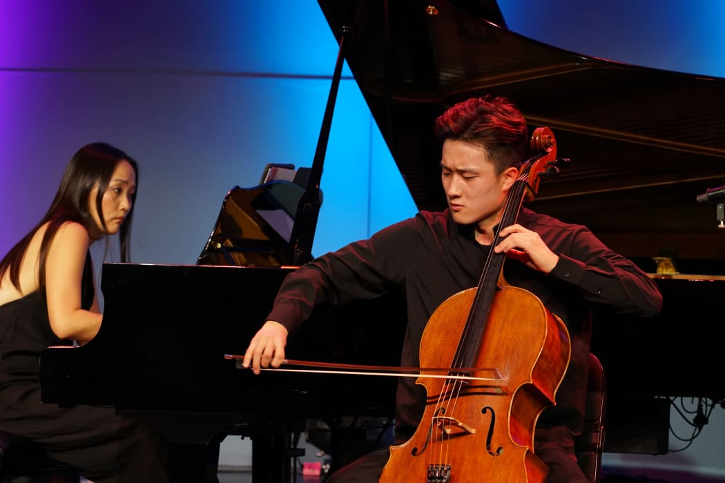 Dominic Lee at the Wakatipu Music Festival.