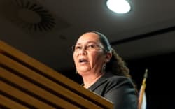 Associate Justice Minister Nicole McKee announcing details of proposed gun law reforms on 11 November 2025.