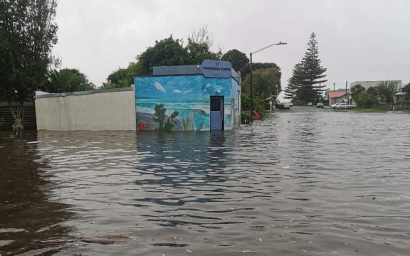 Haumoana Coffee went under water during Cyclone Gabrielle on 14 February.