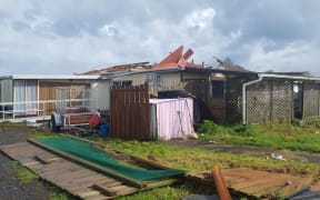 The tornado ripped through Rahotū breaking down fences and ripping roofs off homes.