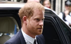 Britain's Prince Harry, Duke of Sussex, arrives to the Royal Courts of Justice, Britain's High Court, in central London on June 6, 2023. Prince Harry is expected to take the witness stand as part of claims against a British tabloid publisher, the latest in his legal battles with the press. King Charles III's younger son will become the first senior British royal to give evidence in court for more than a century when he testifies against Mirror Group Newspapers (MGN). (Photo by HENRY NICHOLLS / AFP)