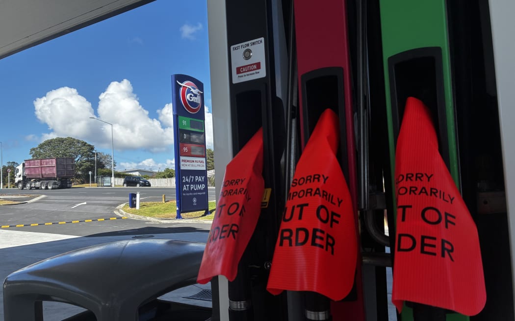 The Gull petrol station in Auckland's Schnapper Rock is out of fuel.