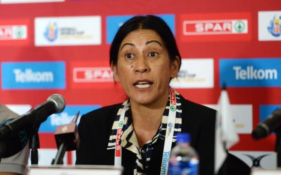 Silver Ferns coach Dame Noeline Taurua at the 2023 Netball World Cup © Ryan Wilkisky/BackpagePix/ www.photosport.nz