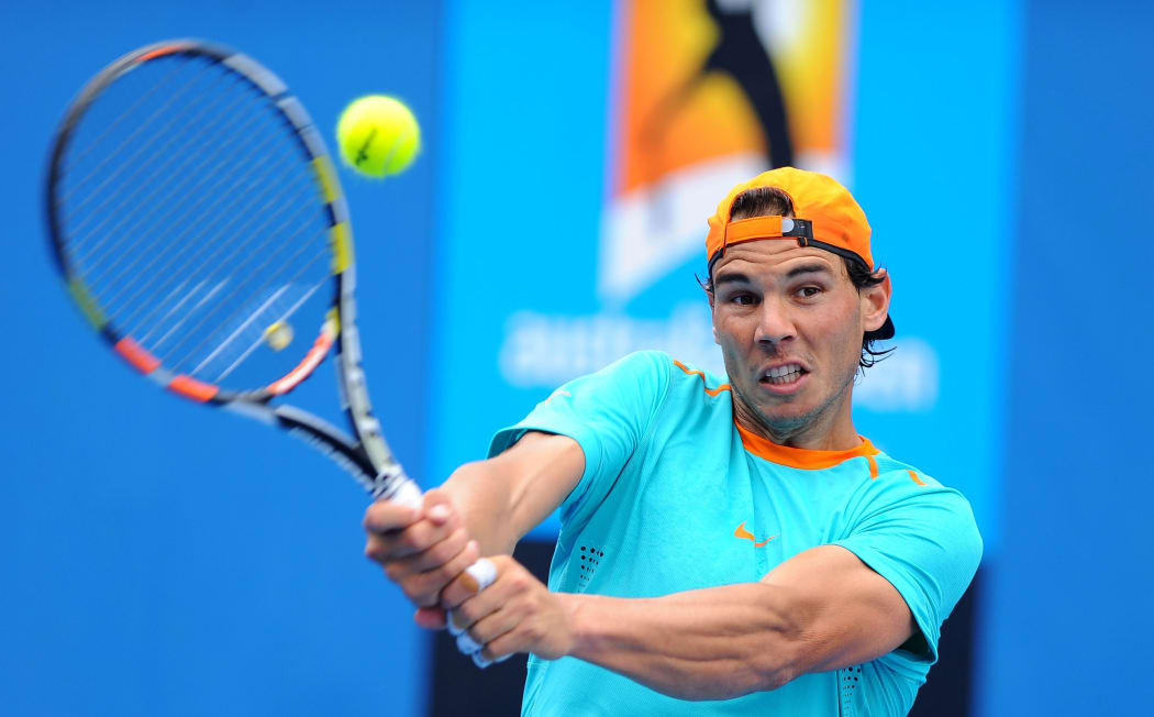 Rafael Nadal at the 2015 Australian Open.