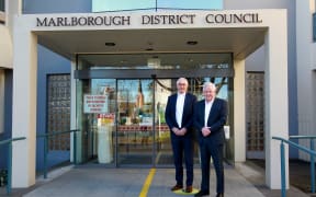 Marlborough Mayor John Leggett, right, is "satisfied" with Marlborough District Council chief executive Mark Wheeler's investigation into the complaint.