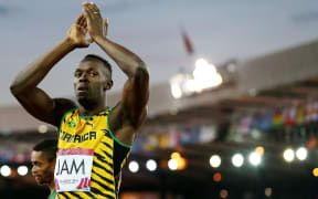 The Jamaican sprinter Usain Bolt.
