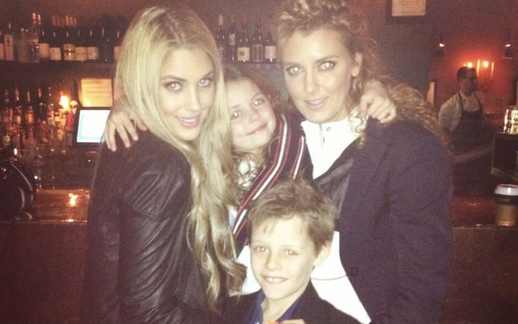 Sally Ridge with her family at SPQR.