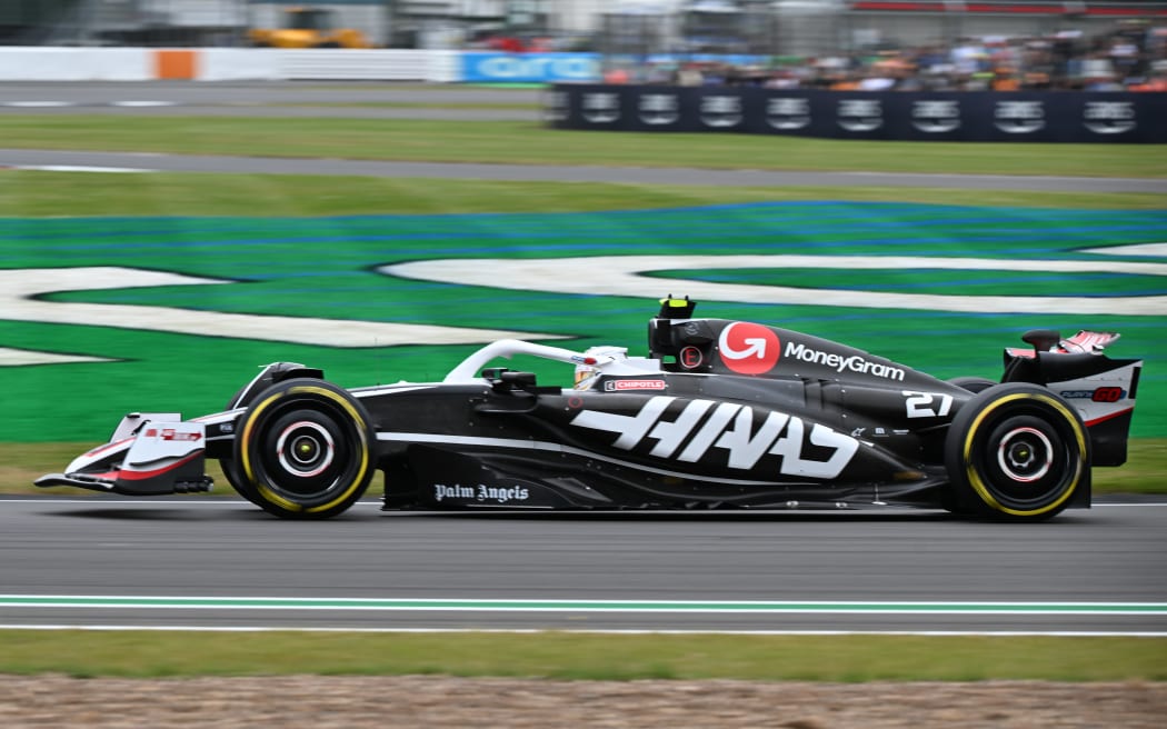 Haas F1 car, 2024.