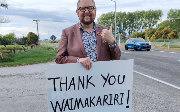 Dan Gordon had a message for Waimakariri residents after winning the mayoralty.